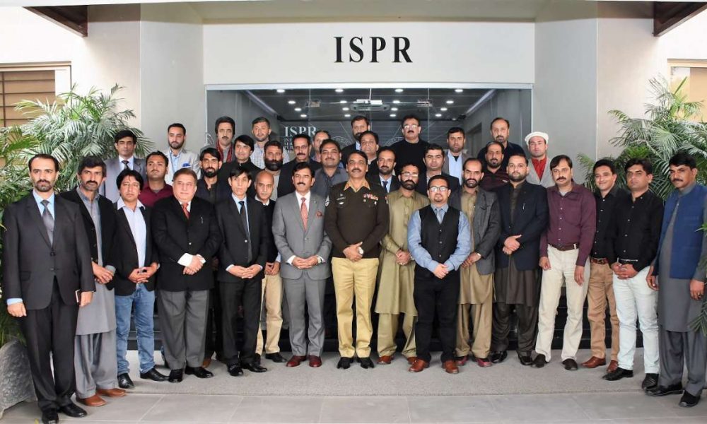 Delegation of Journalists from Gilgit Baltistan meets DG ISPR