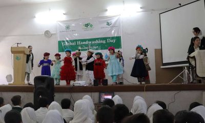 Kids perform at Global Handwashing Day 2019 in Gilgit
