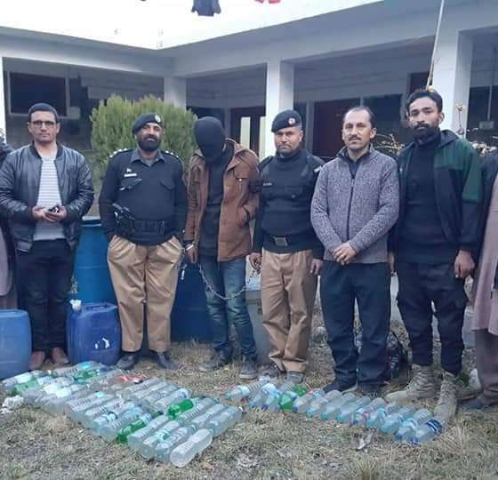 Hunza Police Raids and Seizes 230 liters of Araq Moonshine - Hunza Water